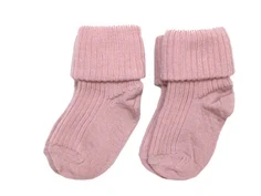 MP strømper uld wood rose (2-pack)